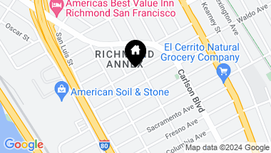 Map of 5716 Sutter Avenue, Richmond CA, 94804