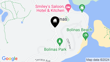Map of 16 Brighton Ave, Bolinas CA, 94924