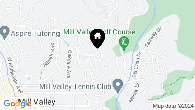 Map of 166 Elinor Avenue, Mill Valley CA, 94941