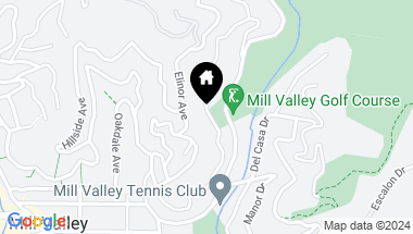 Map of 189 Circle Ave, Mill Valley CA, 94941
