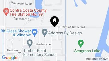 Map of 640 Dickinson Ct, Discovery Bay CA, 94505