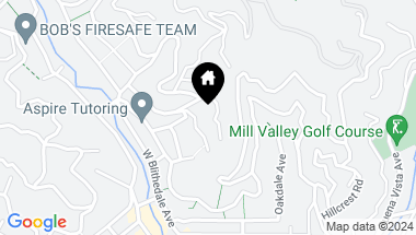Map of 15 Stetson Ave, Mill Valley CA, 94941