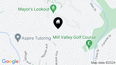 Map of 410 Hillside Ave, Mill Valley CA, 94941