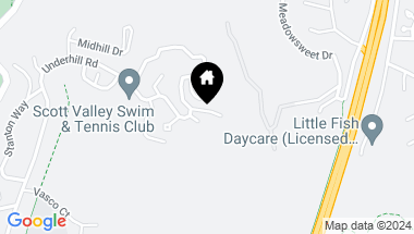 Map of 6 Lula Way, Mill Valley CA, 94941