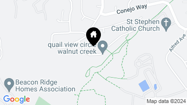 Map of 1425 Quail View Cir, Walnut Creek CA, 94597