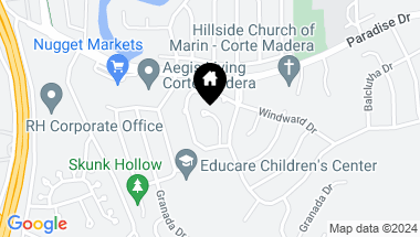 Map of 145 Mariner Green Ct, Corte Madera CA, 94925