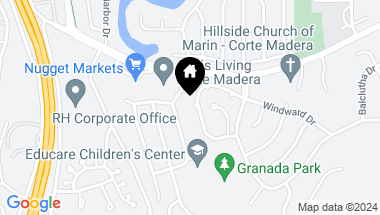 Map of 60 Mariner Green Dr, Corte Madera CA, 94925