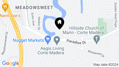 Map of 6 Spindrift Psge, Corte Madera CA, 94925