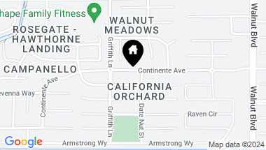 Map of 188 Continente Avenue, Brentwood CA, 94513