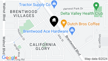 Map of 261 Alta, Brentwood CA, 94513