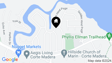Map of 140 Golden Hind Psge, Corte Madera CA, 94925