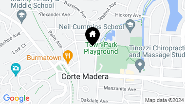 Map of 61 Pixley Ave #3, Corte Madera CA, 94925
