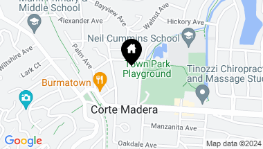 Map of 61 Pixley Ave #9, Corte Madera CA, 94925