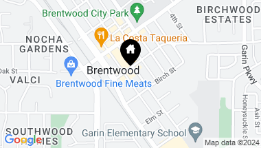 Map of 561 1St St, Brentwood CA, 94513