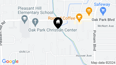 Map of 248 Oak Park Lane, Pleasant Hill CA, 94523