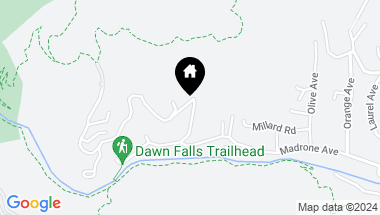 Map of 33 Redwood Ave, Larkspur CA, 94939