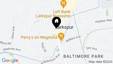 Map of 289 Magnolia Avenue, Larkspur CA, 94939