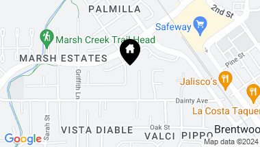 Map of 522 Mandevilla Dr, Brentwood CA, 94513