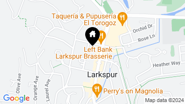 Map of 40 Locust Ave #5, Larkspur CA, 94939