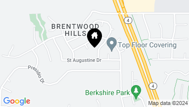 Map of 541 Taylor Dr, Brentwood CA, 94513