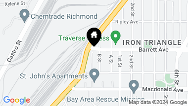 Map of 116 W Barrett, Richmond CA, 94801