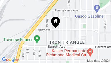 Map of 310 Ripley Avenue, Richmond CA, 94801