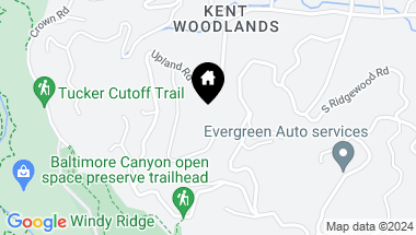 Map of 55 Upland Road, Kentfield CA, 94904