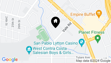 Map of 2089 Vale Road 21, San Pablo CA, 94806
