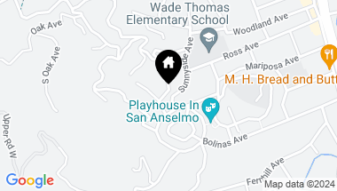 Map of 17 Sunnyside Ave, San Anselmo CA, 94960