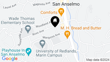 Map of 37 Ross Ave #8, San Anselmo CA, 94960
