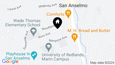 Map of 49 Ross Avenue, San Anselmo CA, 94960