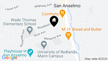 Map of 41 Ross Avenue, San Anselmo CA, 94960