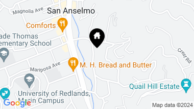 Map of 139 Barber Ave, San Anselmo CA, 94960
