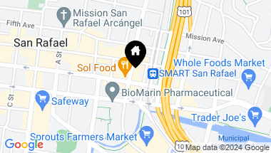 Map of 902 Lincoln Avenue, San Rafael CA, 94901
