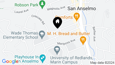 Map of 76 Ross Avenue # 1, San Anselmo CA, 94960