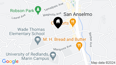 Map of 60 Woodland Avenue, San Anselmo CA, 94960