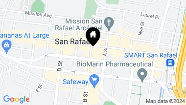 Map of 930 B Street, San Rafael CA, 94901