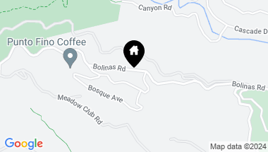 Map of 805 Bolinas Rd, Fairfax CA, 94930