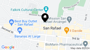 Map of 1414 4th Street, San Rafael CA, 94901