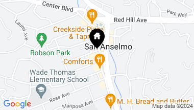 Map of 417 San Anselmo Avenue, San Anselmo CA, 94960
