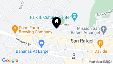 Map of 1535 5th Ave, San Rafael CA, 94901