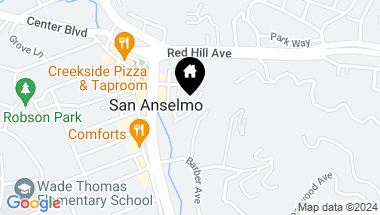 Map of 71 Lincoln Pk, San Anselmo CA, 94960
