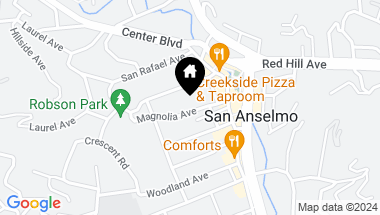 Map of 44 Magnolia Ave, San Anselmo CA, 94960