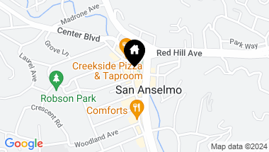 Map of 550 San Anselmo Avenue, San Anselmo CA, 94960