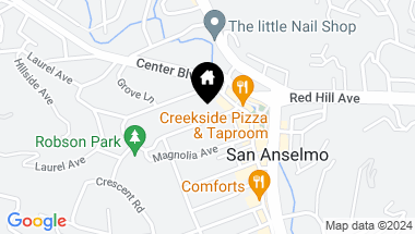 Map of 26 Tamalpais Ave #A, San Anselmo CA, 94960