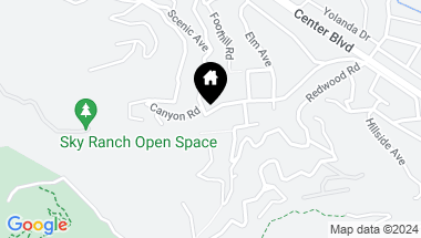 Map of 141 Scenic Ave, San Anselmo CA, 94960