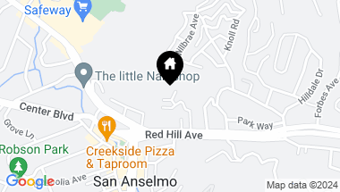 Map of 2 Allemand Ln, San Anselmo CA, 94960