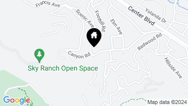 Map of 134 Scenic Ave, San Anselmo CA, 94960