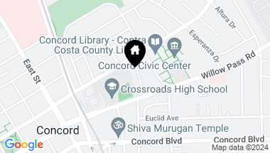 Map of 1925 N 3rd Street, Concord CA, 94519