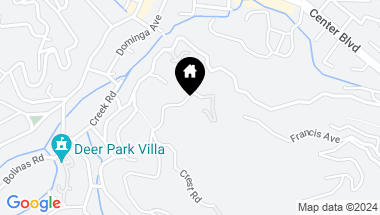 Map of 202 Hillside Drive, Fairfax CA, 94930